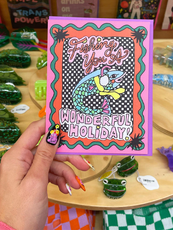Fishing You A Wonderful Holiday Card