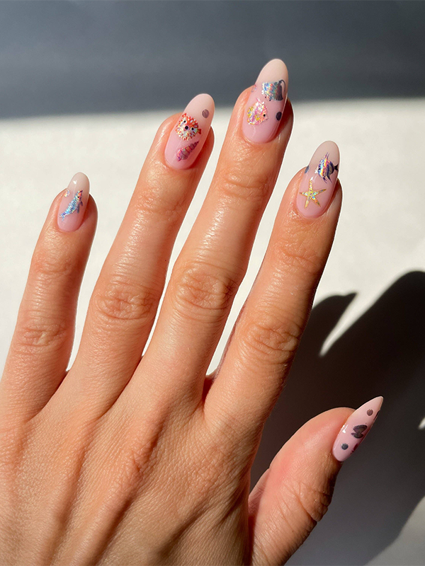 Angelfish Nail Art Stickers