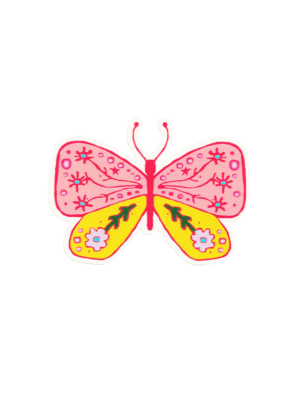 Butt Her Fly Sticker