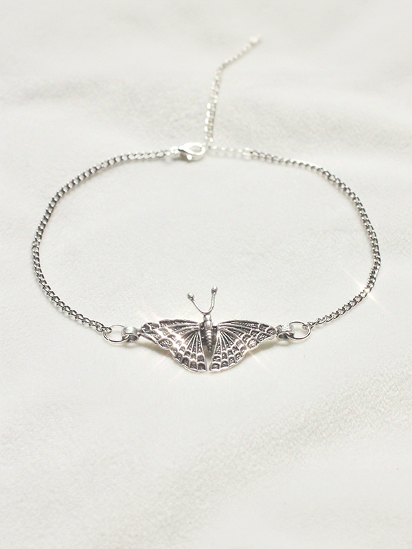 Happiness is a Butterfly Choker: Silver