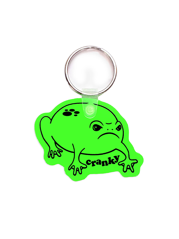 Cranky Froggy Keychain