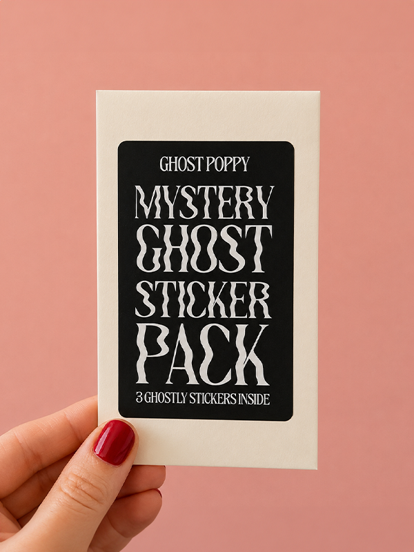 Mystery Ghost Sticker Pack
