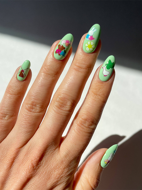 Miffy in the Garden Nail Art Stickers