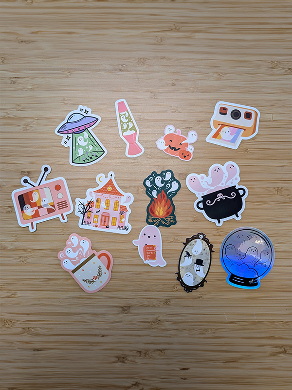 Mystery Ghost Sticker Pack
