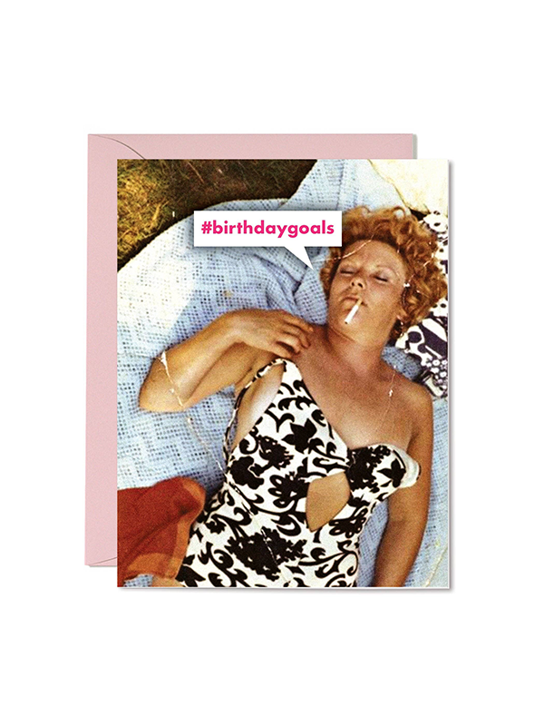 Birthday Goals Card