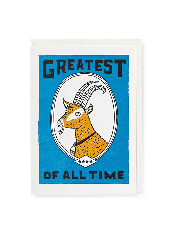 Greatest of All Time Card
