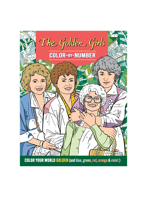 Golden Girls Color-by-Number Book