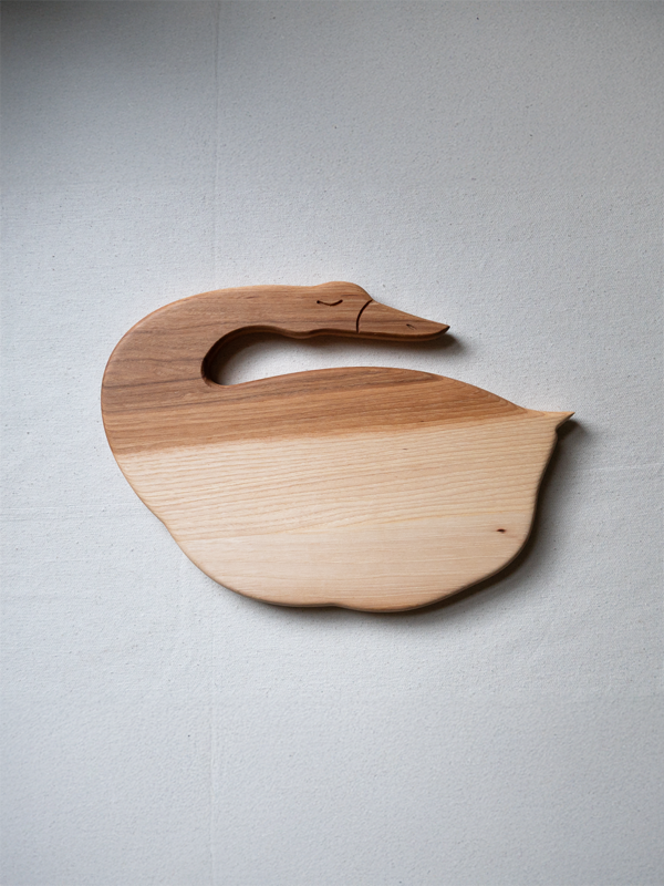 Sleeping Goose Wood Charcuterie Board: Assorted