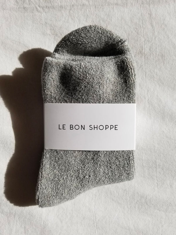 Cloud Socks: Heather Grey