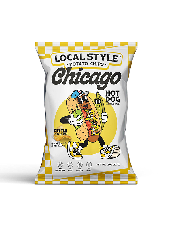 Local Style Chicago Potato Chips: Hot Dog
