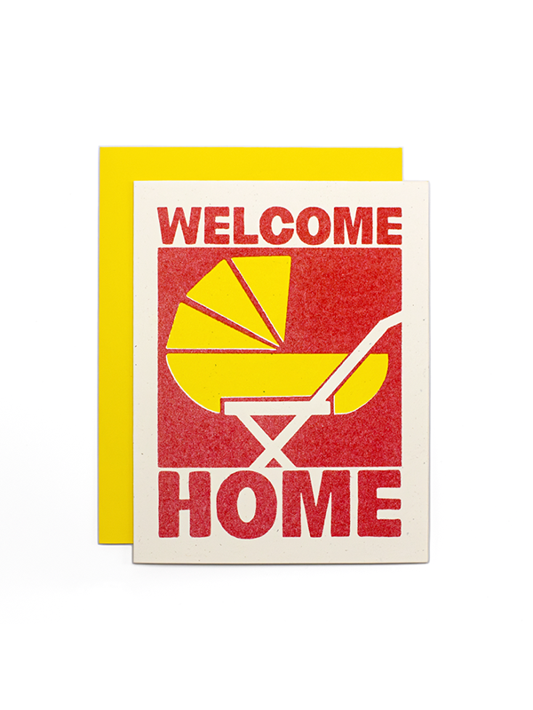 Welcome Home Stroller Card