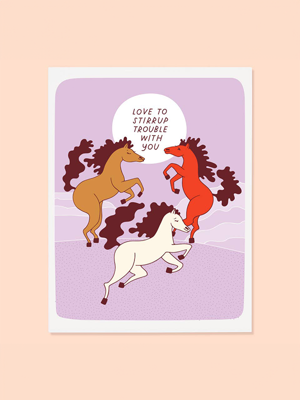 Stirrup Trouble Card