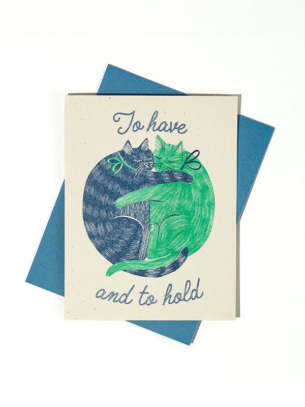 To Have And To Hold Wedding Card