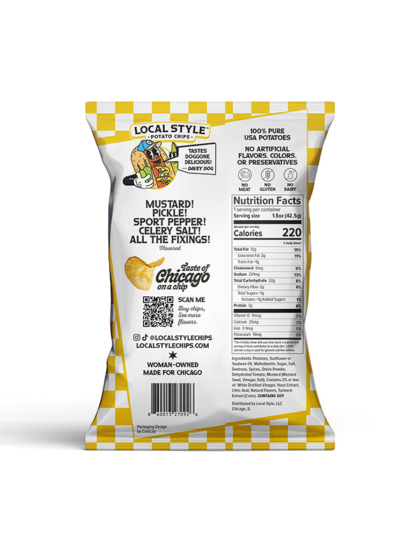 Local Style Chicago Potato Chips: Hot Dog