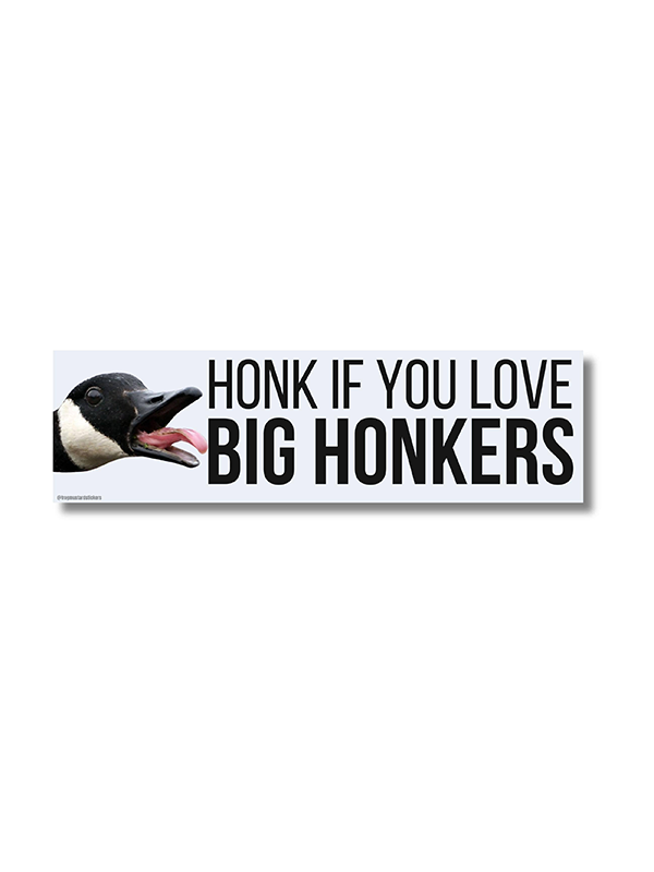 Car Magnet: Honk If You Love Big Honkers