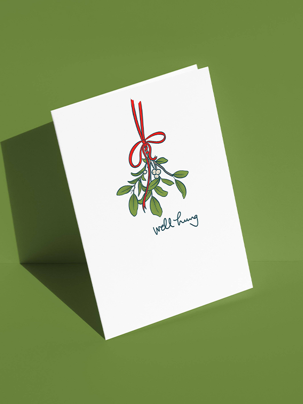 Hung Holiday Card