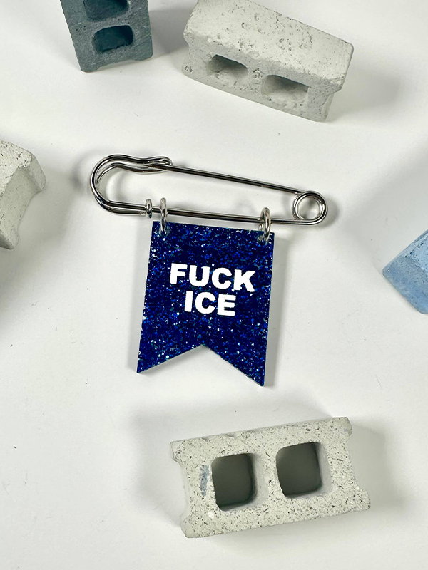 F*ck ICE Banner Pin