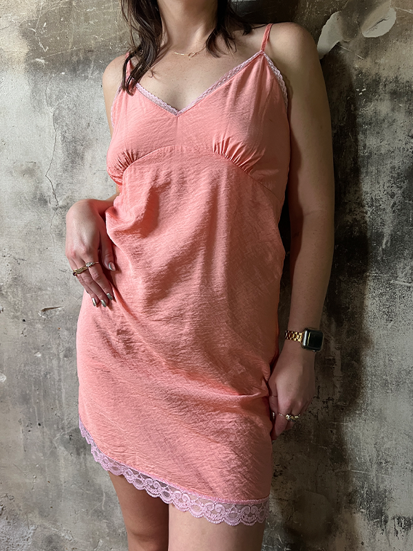 Jerry Mini Dress: Peach (FINAL SALE) Edge of Urge Jerry Mini Dress: Peach (FINAL SALE) Edge of Urge