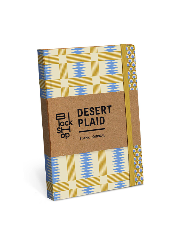From the Block Shop Studio: Desert Plaid Journal