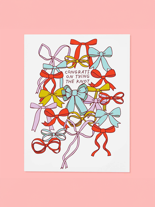 Tying the Knot Card