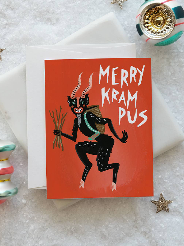 Merry Krampus Card