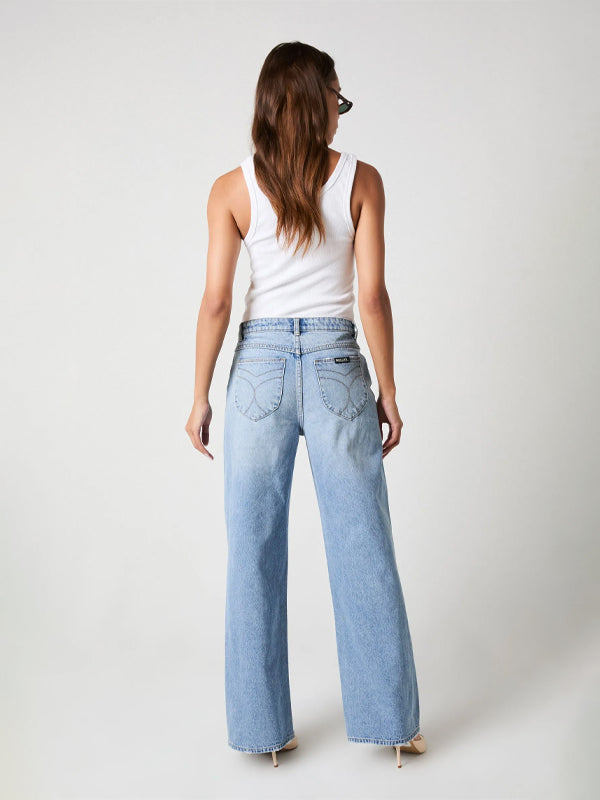Kate Baggy Jeans: 90s Blue