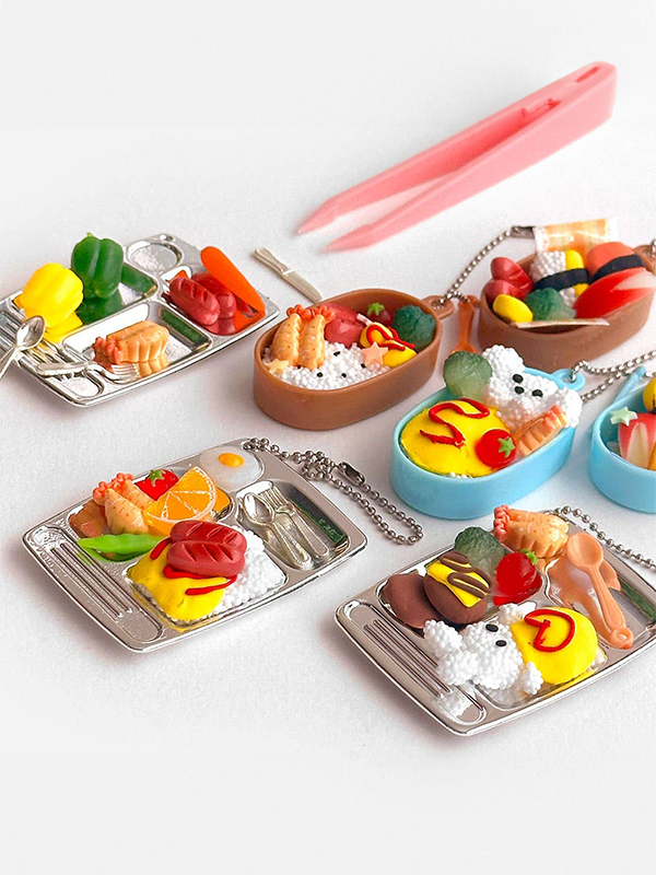 DIY Bento Keychain Kit: Assorted
