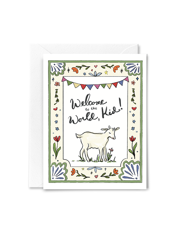 Welcome Kid Baby Card