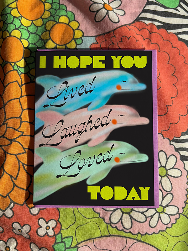 Lived Laughed Loved Card