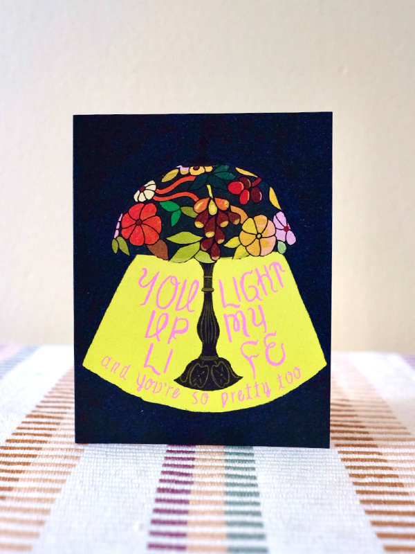 You Light Up My Life Card