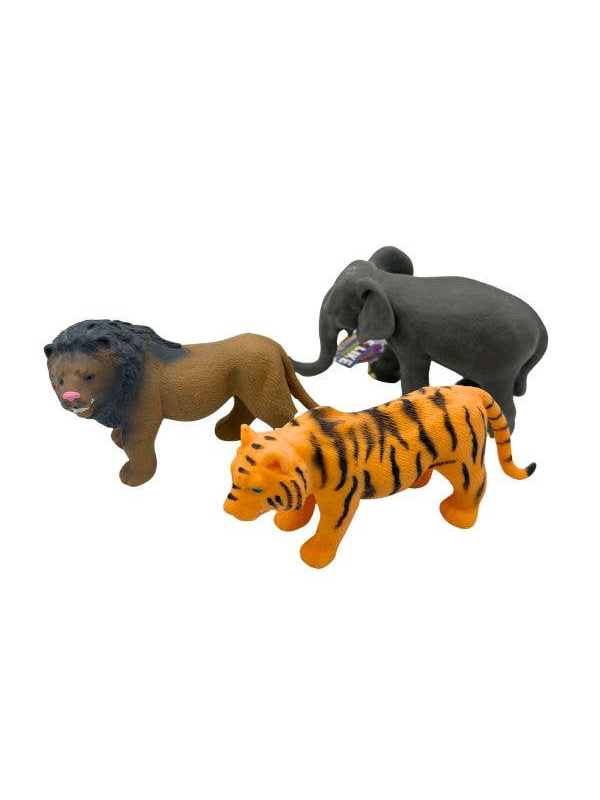 Stretchable Life-Like Jungle Animal: Assorted