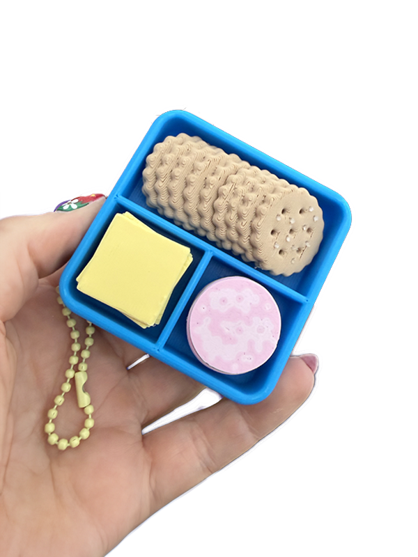 Lunchable Clicker Fidget Toy Keychain