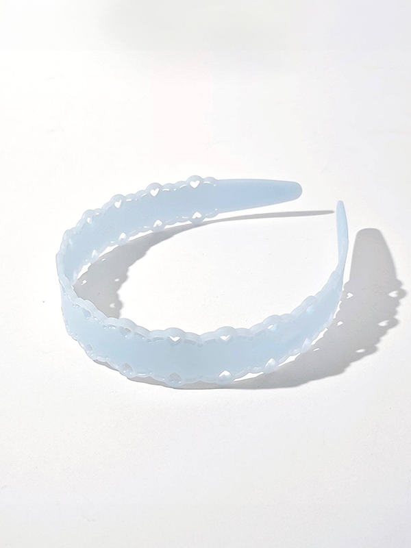 Lace Headband: Baby Blue