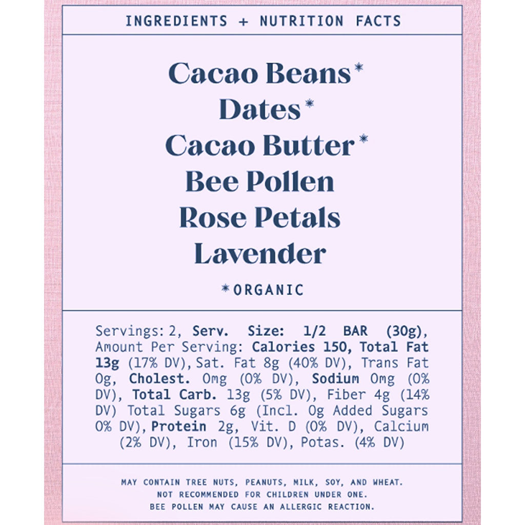 Lavender rose chocolate combining rich chocolate with delicate lavender and rose flavors, offering a soothing and floral twist on a sweet treat.