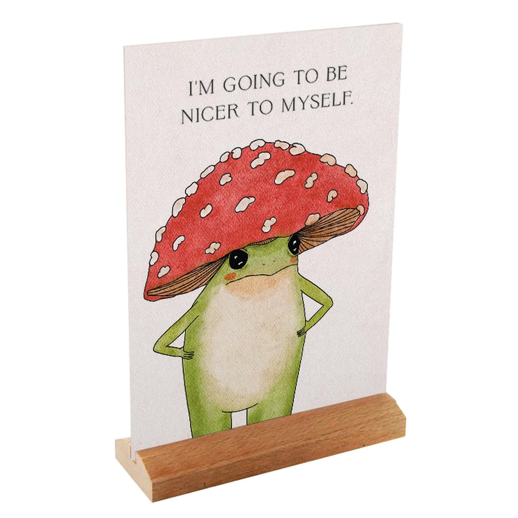 A charming card deck titled The Little Frog's Guide to Self-Care, featuring beautifully illustrated cards with tips and inspiration for promoting well-being and relaxation. Each card offers simple, actionable self-care practices, making it a fun and thoughtful tool for daily mindfulness.