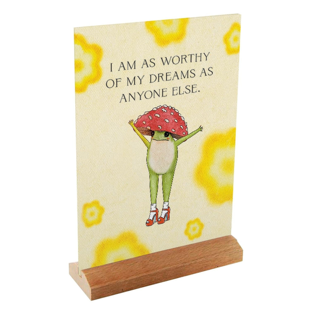 A charming card deck titled The Little Frog's Guide to Self-Care, featuring beautifully illustrated cards with tips and inspiration for promoting well-being and relaxation. Each card offers simple, actionable self-care practices, making it a fun and thoughtful tool for daily mindfulness.