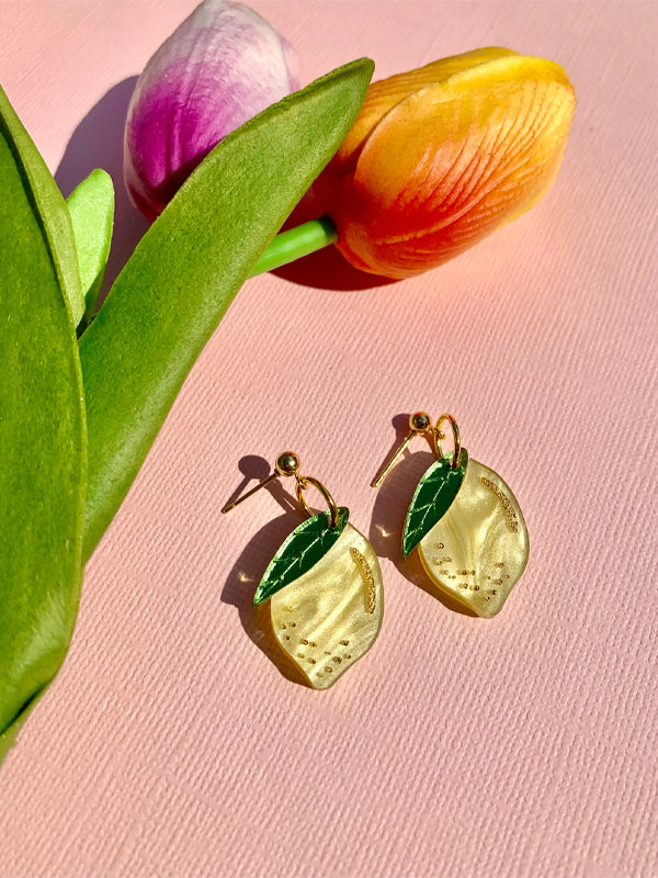 Little Lemon Earrings