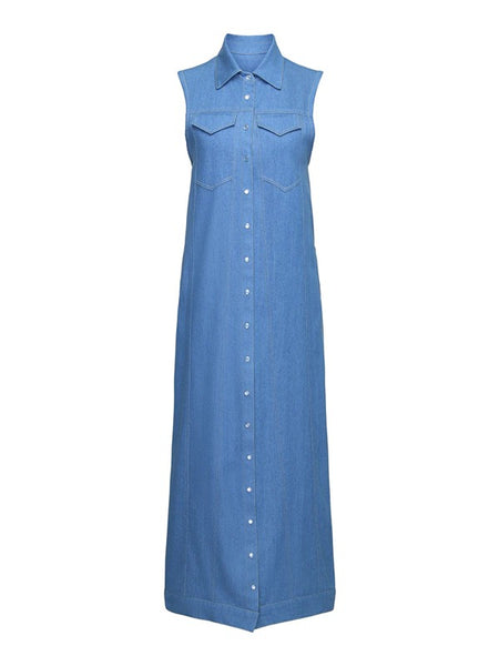 Long Denim Vest (FINAL SALE) Edge of Urge Long Denim Vest (FINAL SALE) Edge of Urge