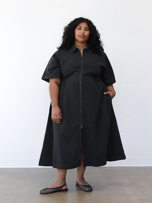 Noble Adult Long Utility Dress: Ash