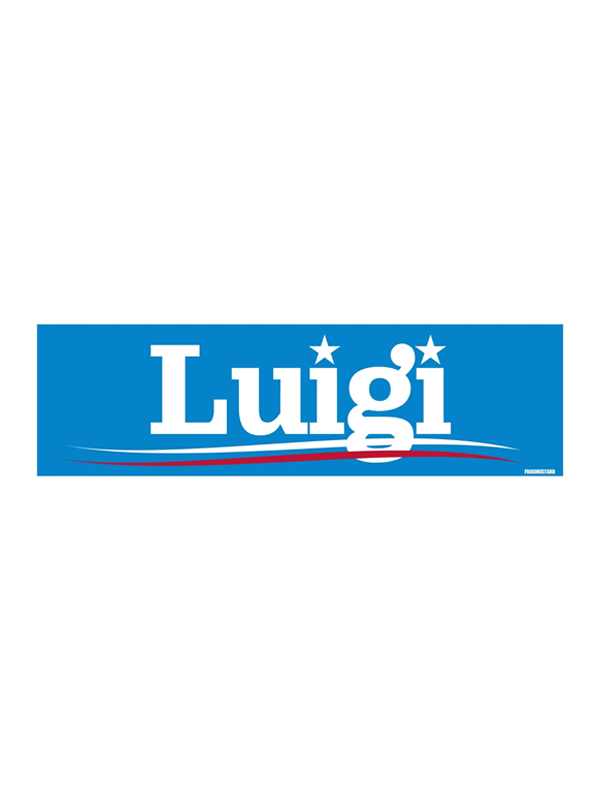 Bumper Sticker: Luigi Campaign