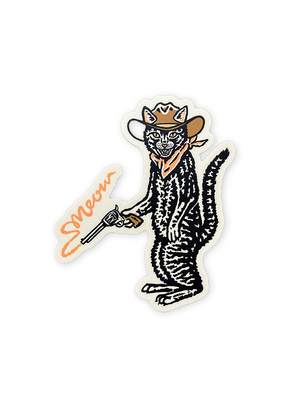 Bandit Cat Sticker