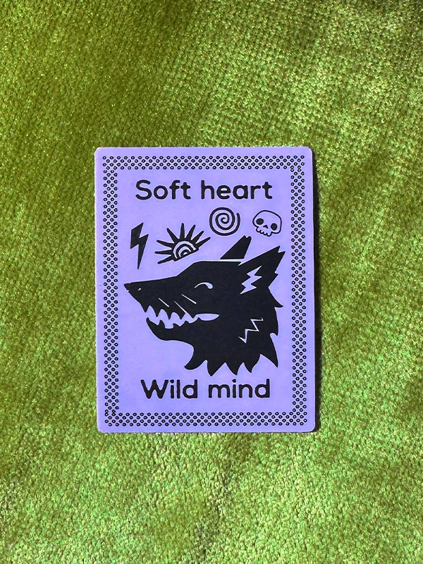 Soft Heart, Wild Mind Sticker