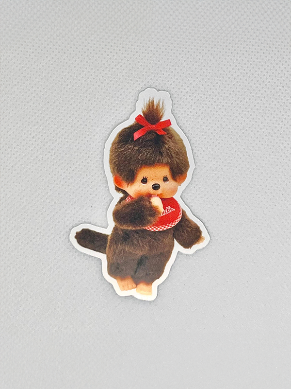 Monchichi Doll Sticker