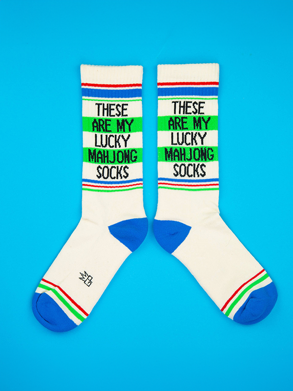 These Are My Lucky Mahjong Socks Gym Socks