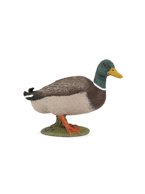 Figurine: Mallard Duck – A charming and lifelike miniature mallard duck figurine, perfect for nature lovers and collectors alike.