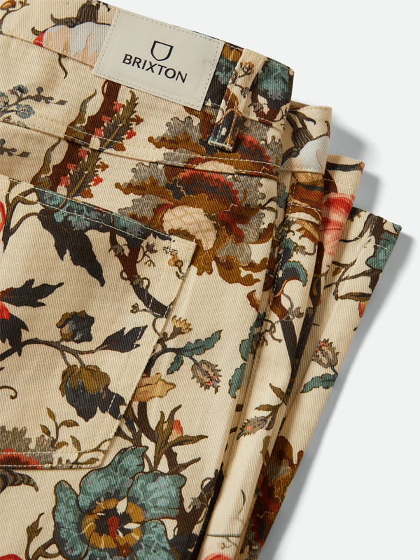 Margo Cropped 5-Pocket Pant: Botanical Floral (FINAL SALE)