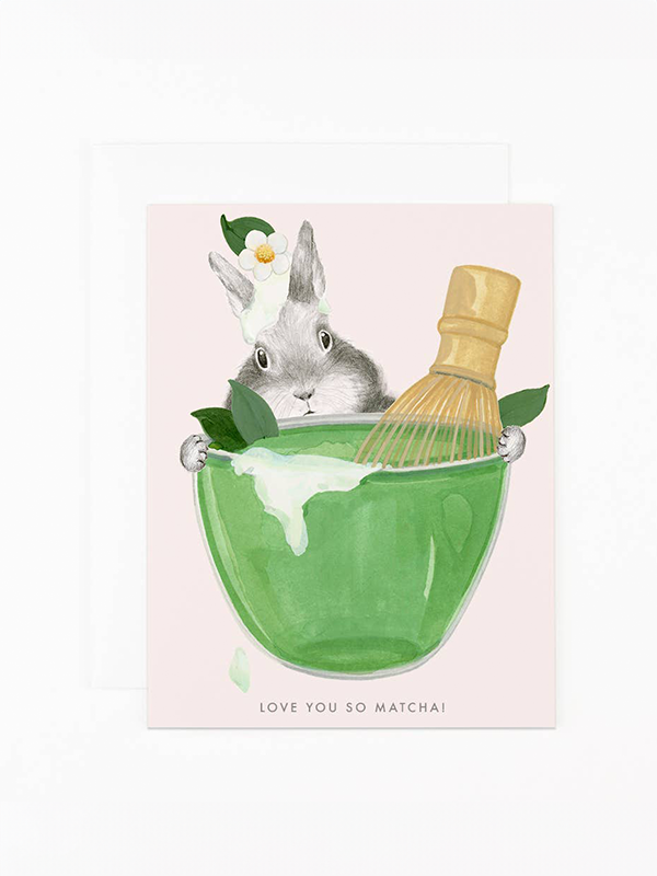 Love You So Matcha Card