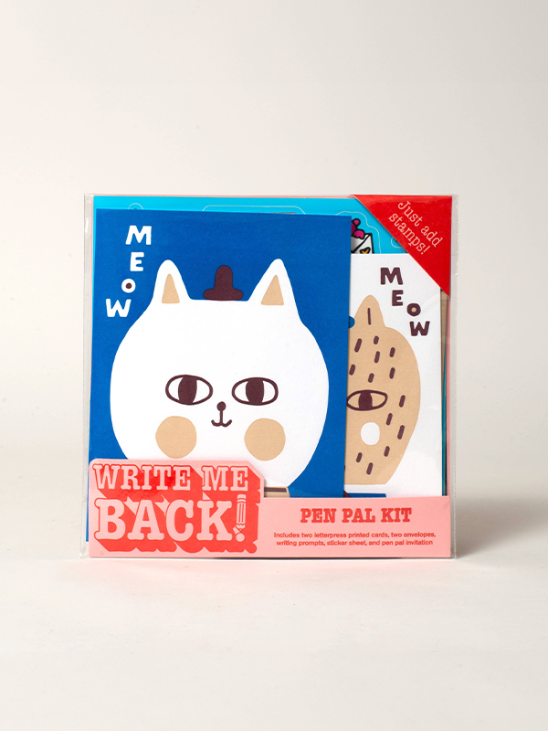 Write Me Back Pen Pal Kit: Cats Meow