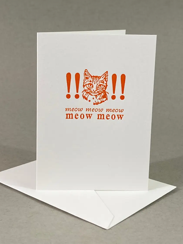 Meow Meow Meow Card