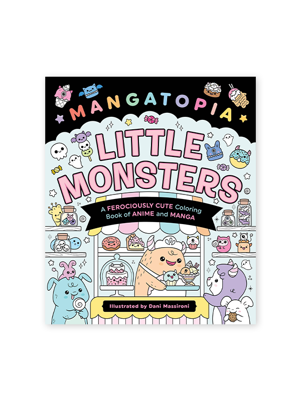 Mangatopia: Little Monsters Anime & Manga Coloring Book